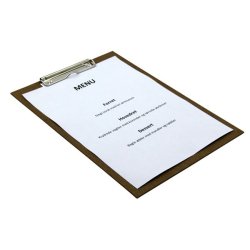 Clipboard til A4 - sort