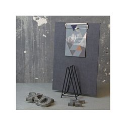 Clipboard til A4 - sort