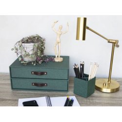 Arkivskuffer - grn - mrk lder