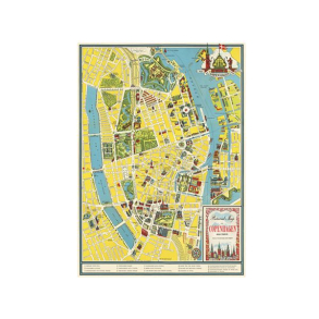 Vintage plakat Kbenhavn - 50x70 