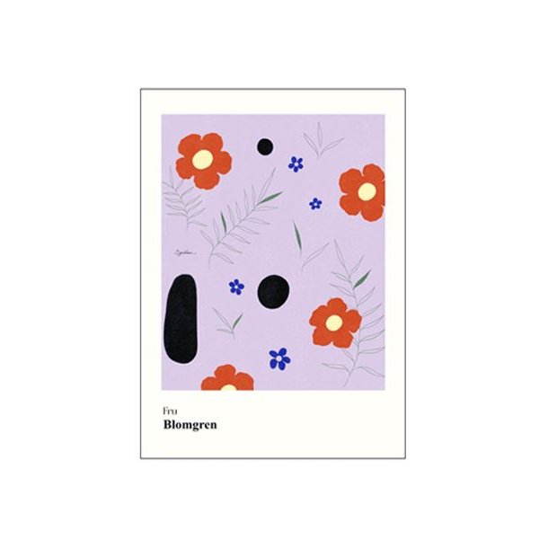 Plakat "Fru Blomgren" 30x40 cm.