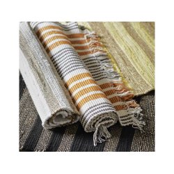 Gulvtppe "seagrass" creme - 60x90 cm.