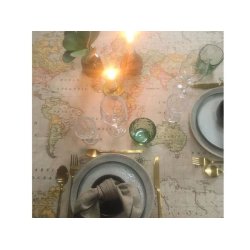 Voksdug - verdenskort