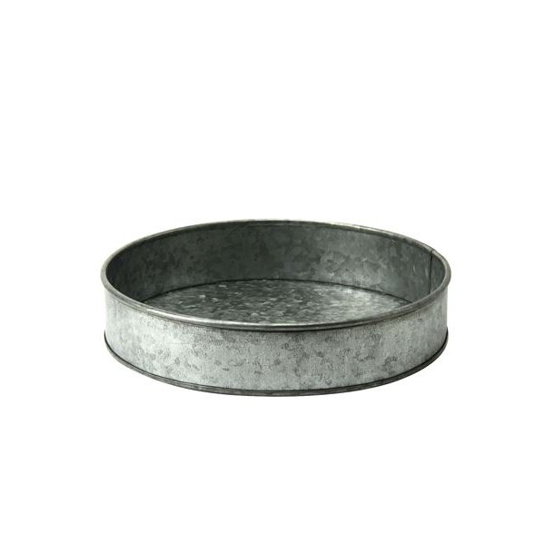 Galvaniseret bakke -  25 cm.