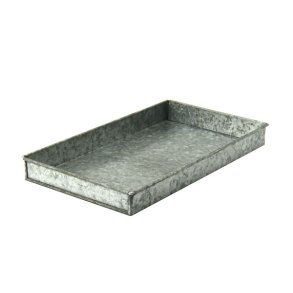 Galvaniseret bakke - 3x17x32 cm.
