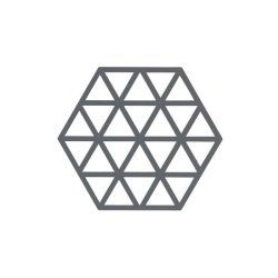 Silikone bordskner trekanter - mrkegr