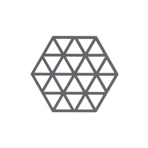 Silikone bordskner trekanter - mrkegr