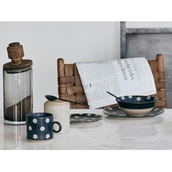 Sidetallerken "Grainy dot" - Navy