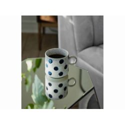 Krus "Grainy dot" - sand - navy