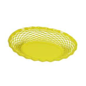 Fransk brdkurv 25 cm. - gul