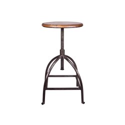 Industriel taburet med drejesde