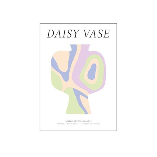 Plakat "Daisy Vase" 30x40 cm.