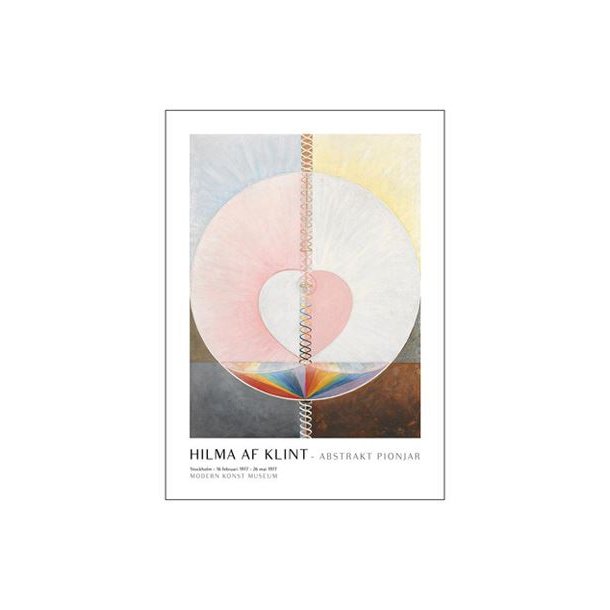 Plakat "Hilma af Klint, Exhibition art"  30x40 cm.