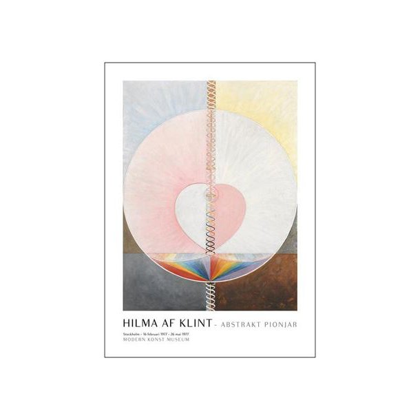 Plakat "Hilma af Klint, Exhibition art"  50x70 cm.