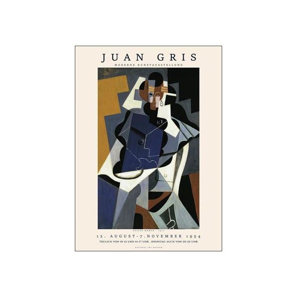 Plakat "Juan Gris - Art exhibition"  30x40 cm.