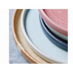 Keramik tallerken "Toto" - rosa