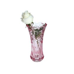 Glasvase "Crystal" - rosa