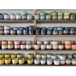 Hnddrejet krus - Mint