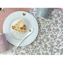 Viskestykke  "Berries" - rosa