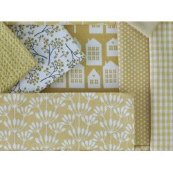 Viskestykke  "Berries" - gul