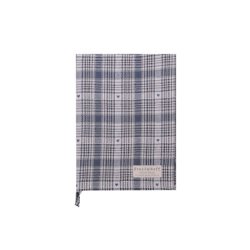 Viskestykke  ternet med hjerter - bl