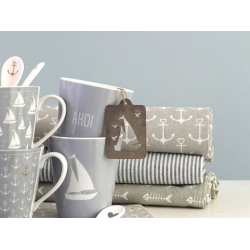 Viskestykke  stribet - torden