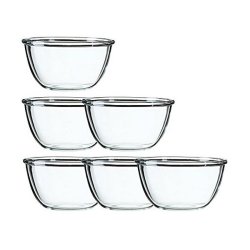 Skl i hrdet glas - Cocoon - 6 cm - 6.stk