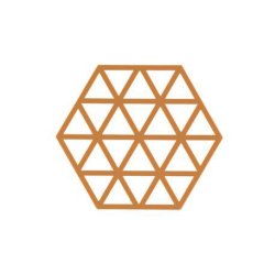 Silikone bordskner trekanter - mustard