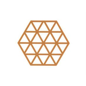 Silikone bordskner trekanter - mustard