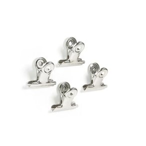 Magneter krom klemme - 4 stk.