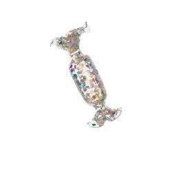 Glasornament karamel konfetti - smal