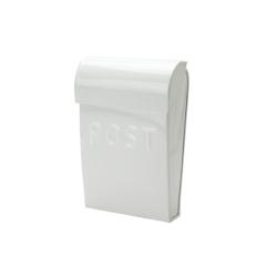 Postkasse - lille - hvid