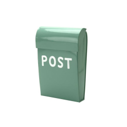 Postkasse - lille - lys petrol