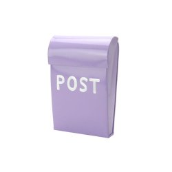Postkasse - lille - lyselilla