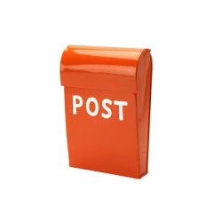 Postkasse - lille - orange