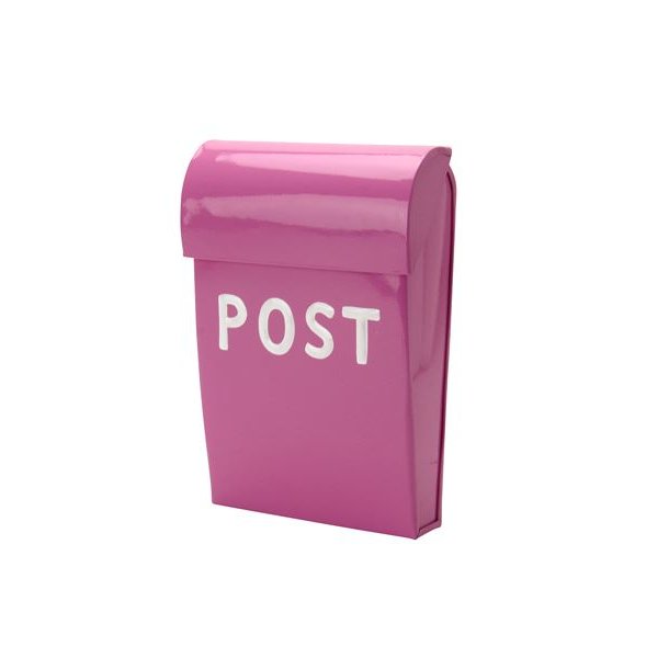 Postkasse - lille - pink