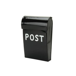 Postkasse - lille - sort