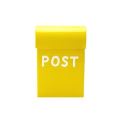 Postkasse - lille - gul
