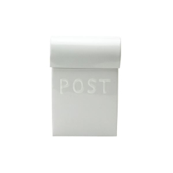 Postkasse - lille - hvid