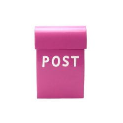 Postkasse - lille - pink