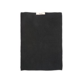 Strikket hndklde - Pure black