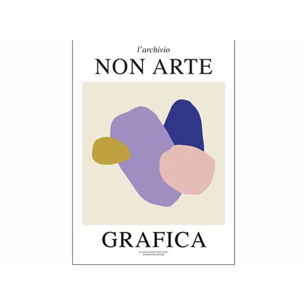 Plakat "Non Arte Grafica" 50x70 - sort