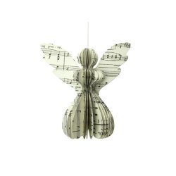 Papirpynt - engel - noder - stor