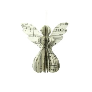 Papirpynt - engel - noder - stor