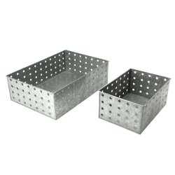 Perforeret kasse - 12x28x40 cm.