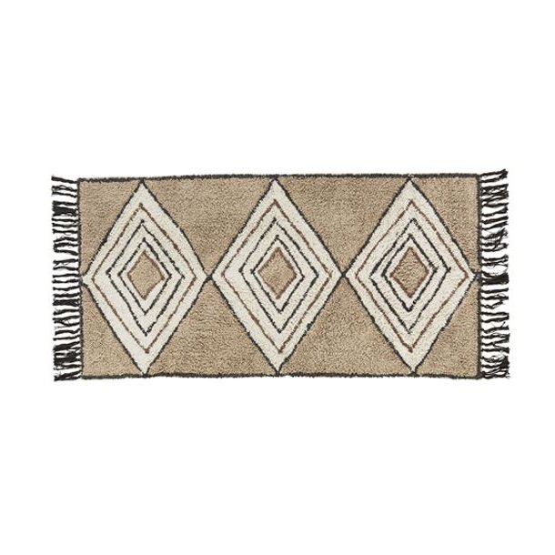 Gulvtppe "Diamond" - Latte