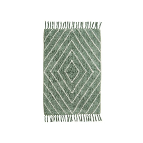 Badem�tte m. frynser - dusty green