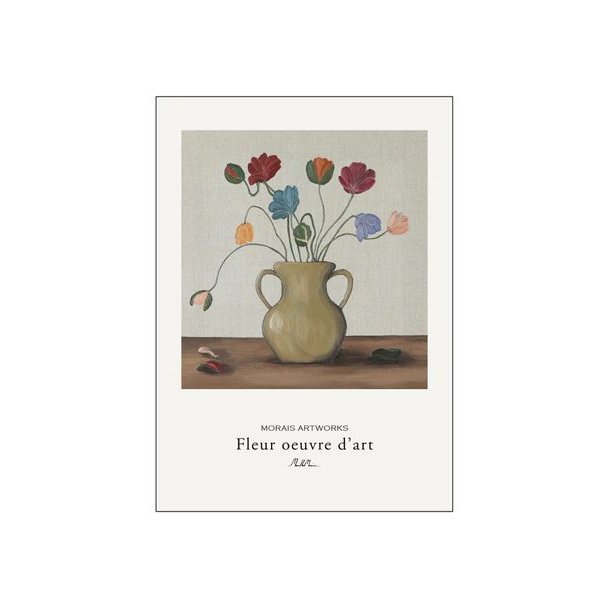 Plakat "Fleur Oeuvre d'art"  - 30x40 cm.