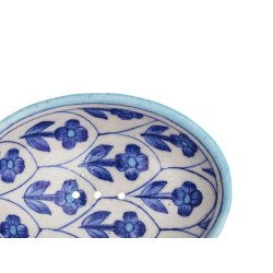 Oval sbeskl "Flower" - Bl