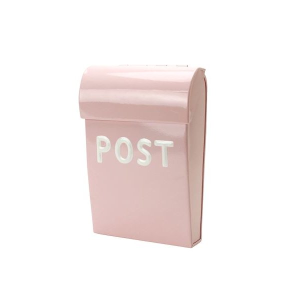 Postkasse - lille - rosa